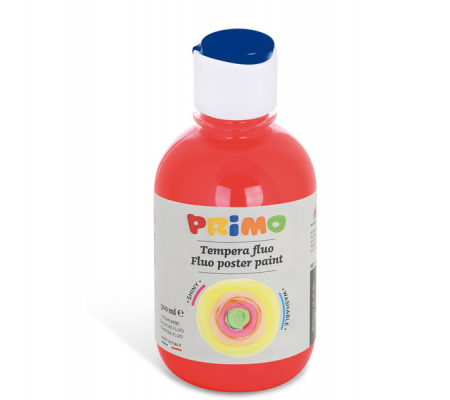 Tempera brillante fluorescente - 300 ml - colori fluo assortiti - box 6 colori - Primo - 255TF6ASS - 8006919315916 - 78077_6 - DMwebShop