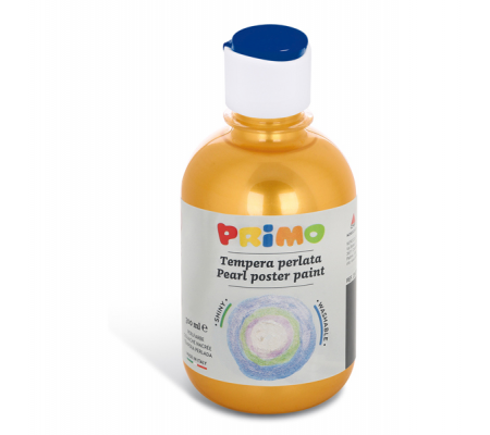 Tempera brillante perlata - 300 ml - colori perlati assortiti - box 6 colori - Primo - 234TP6ASS - 8006919323072 - 78078_1 - DMwebShop