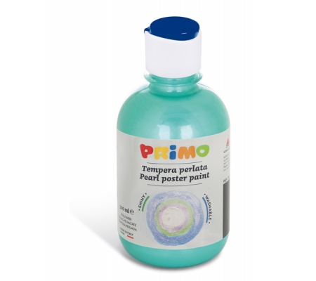 Tempera brillante perlata - 300 ml - colori perlati assortiti - box 6 colori - Primo - 234TP6ASS - 8006919323072 - 78078_5 - DMwebShop