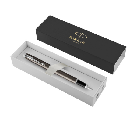 Penna Stilografica IM CT - punta M - Dark Espresso - Parker - 1931657 - 3501179316574 - 79589_1 - DMwebShop