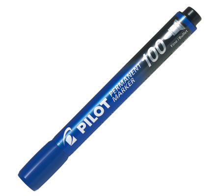 Marcatore Permanente Markers 100 - punta tonda - 4,5 mm - blu - Pilot - 002706 - 4902505511110 - 80287_1 - DMwebShop