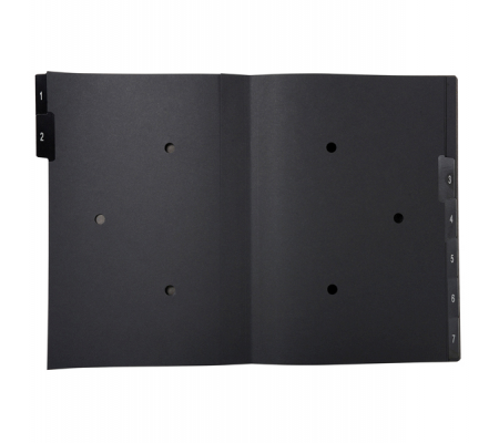 Classificatore numerico 1/7 Ordonator - 25 x 33 cm - nero - Exacompta - 57007E - 3130630570073 - 82454_1 - DMwebShop