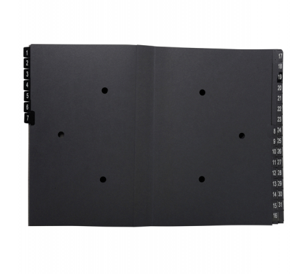 Classificatore numerico 1/31 Ordonator - 25 x 33 cm - nero - Exacompta - 57032E - 3130630570325 - 82456_1 - DMwebShop