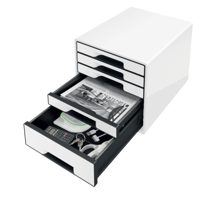 Cassettiera Drawer Cabinet Cube 5 - 28,7 x 27 x 36,3 cm - bianco - Leitz - 52531001 - 4002432115495 - 83028_1 - DMwebShop