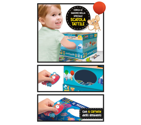 Tombola tattile degli animali Montessori Plus - Lisciani - 72460 - 95935_2 - DMwebShop