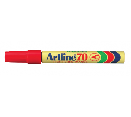 Marcatore permanente A 70 - punta tonda - 1,5 mm - rosso - Artline - A70R - 4974052801327 - 85755_1 - DMwebShop