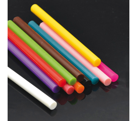 Colle stick per pistole mini colori assortiti - Ø 7 mm - lunghezza 10 cm - conf. 12 pezzi - Deco - 12070 - 8004957120707 - 86221_1 - DMwebShop