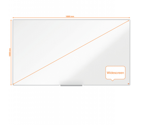 Lavagna bianca magnetica Impression Pro Widescreen - 106 x 188 cm - 85 - Nobo - 1915257 - 5028252609333 - 91303_4 - DMwebShop