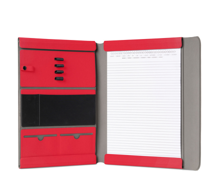 Portablocco Meet - con alette magnetiche - 31 x 25 x 1,4 cm - rosso - InTempo - 8244MT28 - 8029221848835 - 96410_1 - DMwebShop