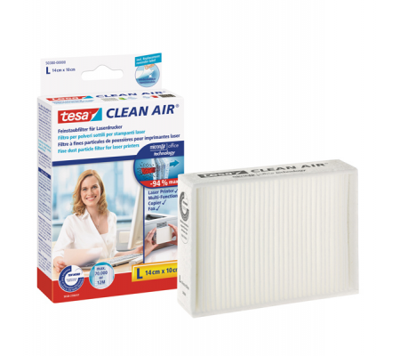 Filtro Clean Air per stampanti e fax - 14 x 10 cm - Tesa - 50380-00000-02 - 4042448161239 - DMwebShop