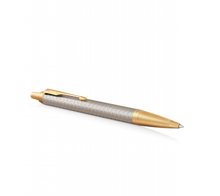 Penna sfera IM Premium Grey Metal ChiselLED - punta M - Parker - 1931687 - 3501179316871 - DMwebShop