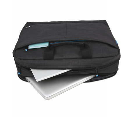 Porta notebook - 17,1' - polyestere - 43 x 30,5 x 13 cm - nero - City Time - 61901 - 8002787619019 - 91072_1 - DMwebShop