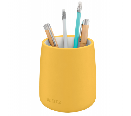 Porta penne Cosy - in ceramica - giallo - Leitz - 53290019 - 4002432127924 - 92744_1 - DMwebShop