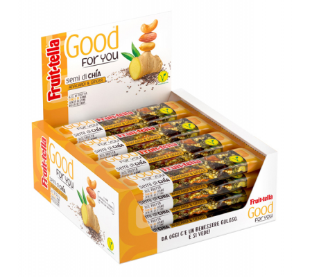 Barretta Good For You - di frutta secca - anacardi e ginger - 36 gr - Fruitella - 09397200 - 8003440236451 - 93921_1 - DMwebShop