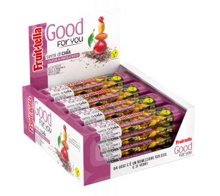 Barretta Good For You - di frutta secca - ciliegie e frutti rossi - 36 gr - Fruitella - 09397300 - 8003440236468 - 93922_1 - DMwebShop