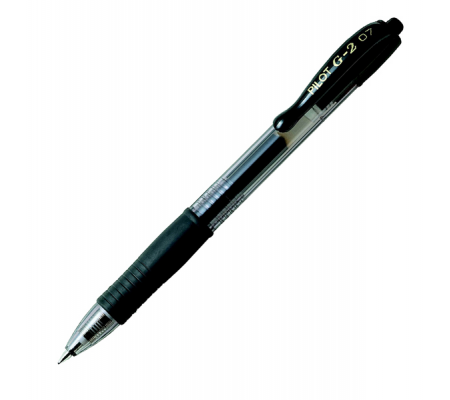 Penna roller gel scatto G-2 - punta 0,7 mm - 12 refill inclusi - nero - conf. 12 pezzi - Pilot - 000023 - 3131910556176 - 94298_1 - DMwebShop
