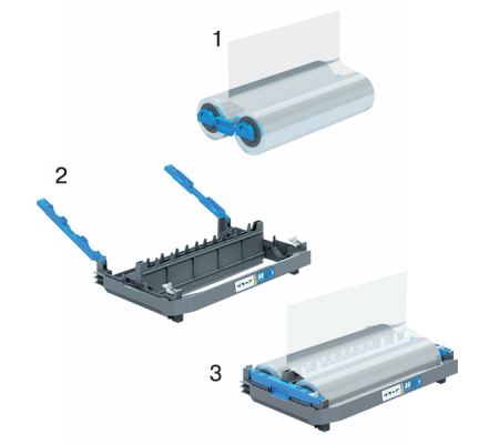 Cartuccia ricaricabile - struttura con film incluso - 75 micron - lucido - per plastificatrice Foton 30 - GBC - 4410023 - 5028252624473 - 94817_1 - DMwebShop