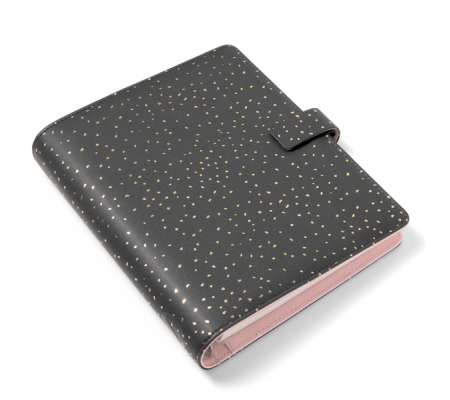 Organiser Confetti - f.to A5 - 233 x 217 x 46 mm - con cinturino - nero - Filofax - 22-028743 - 5059145473939 - 94934_1 - DMwebShop