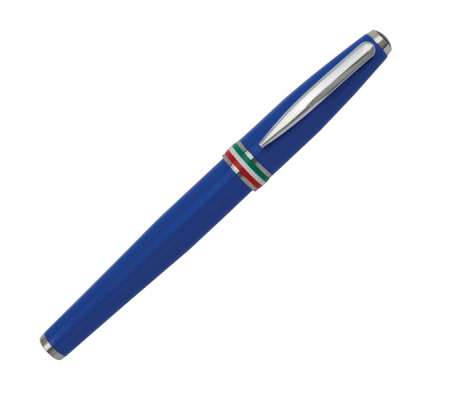 Penna stilografica Aldo Domani - punta M - fusto azzurro italia - Monteverde - J059733 - 080333597330 - 94811_3 - DMwebShop