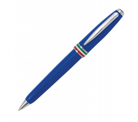 Penna sfera Aldo Domani - punta M - fusto azzurro italia - Monteverde - J059737 - 080333597378 - 94812_1 - DMwebShop