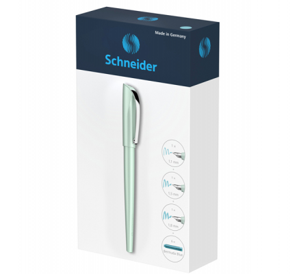 Set penna stilografica Callissima - 3 punte intercambiabili incluse - fusto verde menta - Schneider - P143811 - 4004675148131 - 94814_1 - DMwebShop