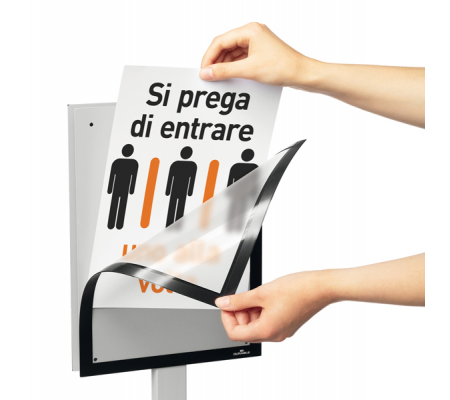 Espositore Info Stand Basic - da pavimento - A4 - Durable - 5012-57 - 4005546730325 - 94844_2 - DMwebShop