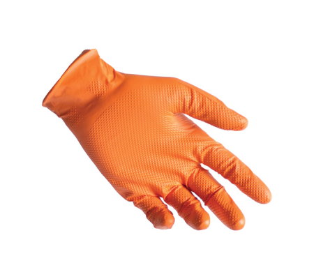 Guanti in nitrile N85 - ultra resistenti - taglia M - arancione - conf. 50 pezzi - Reflexx - N85/M(8) - 8032891633793 - 96893_1 - DMwebShop