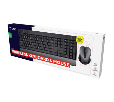 Set tastiera wireless + mouse wireless ultrasilenzioso Trezo - Trust - 24530 - 8713439245301 - 97205_4 - DMwebShop