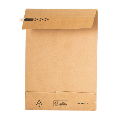 Sacchetti a fondo quadro E-Green - B4 - 25 x 35 x 5 + 10 cm - carta kraft avana - conf. 250 pezzi - Bong Packaging - 69113 - 4026283664414 - 97512_1 - DMwebShop