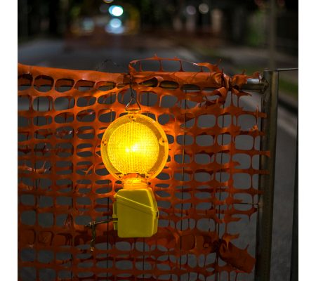 Lampeggiante stradale Blink Road - LED - giallo fluo-arancio - Velamp - IL08 - 8003910200876 - 97873_1 - DMwebShop