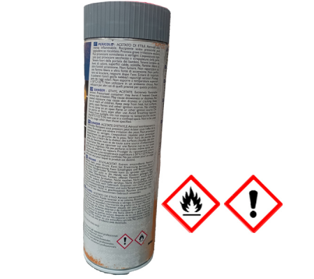 Bombola di vernice traccialinee - fluorescente - 500 ml - bianco - Cartelli Segnalatori - NS400SW - 98300_1 - DMwebShop