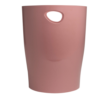 Cestino gettacarte Ecobin Skandi - altezza 33,5 cm - Ø 26 cm - 15 lt - rosa antico - Exacompta - 45338D - 9002493453388 - DMwebShop