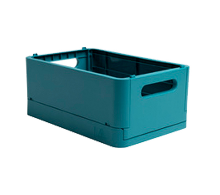 Scatola pieghevole The Smart Case midi Skandi - 27,6 x 18,8 x 12 cm - blu pacifico - Exacompta - 27134D - 9002493271340 - DMwebShop