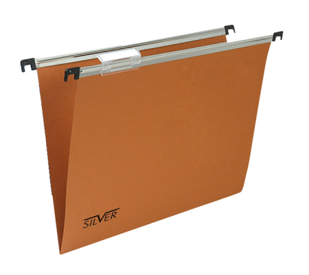 Cartella sospesa linea Silver - cassetto - interasse 33 cm - fondo V - 31,2 x 25 cm - cartoncino - arancio - Bertesi - 150330GL-B2 - 1503303002027 - DMwebShop