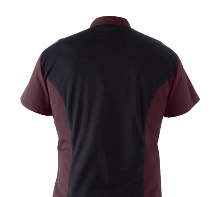 Giacca da cuoco Thiago - a manica corta - taglia M - bordeaux - Giblor's - Q8GX0103-U35-M - 8058045582427 - 96663_1 - DMwebShop