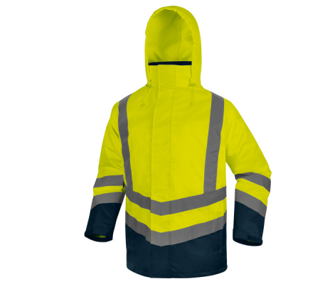 Parka 5 in 1 Optimum 3 alta visibilita' - taglia L - giallo fluo - Deltaplus - OPTI3JMGT - 3295249276652 - 98508_3 - DMwebShop