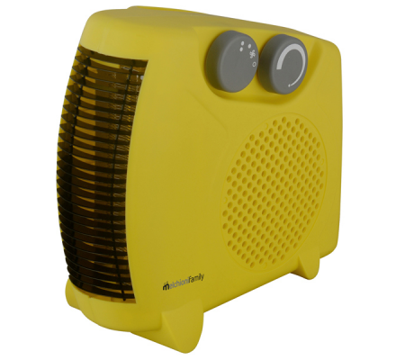 Termoventilatore Hotty Plus - orizzontale-verticale - 2000 W - 14,5 x 11 x 25 cm - giallo - Melchioni - 158640044 - 8006012367171 - 99356_1 - DMwebShop