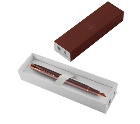 Penna stilografica IM Monochrome - punta M - burgundy - Parker - 2190512 - 3026981905124 - 99377_1 - DMwebShop