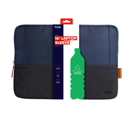 Borsa da trasporto per laptop Lisboa - 16'' - blu - Trust - 24982 - 8713439249828 - DMwebShop