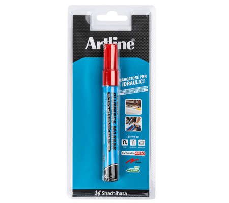 Marcatore permanente - per idraulici - a doppia punta 0,4-1 mm - rosso - Artline - A 84013466 - 8059484013466 - DMwebShop