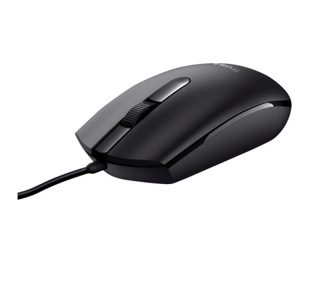 Mouse ottico con filo TM_101 Eco - nero - Trust - 25295 - 8713439252958 - DMwebShop