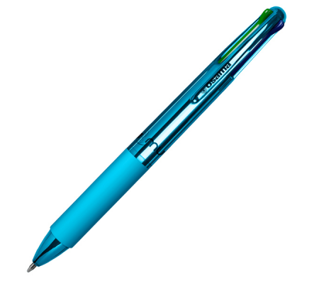 Penna a sfera 4 Multi Chrome - punta 1 mm - 4 colori - sky - Osama - OW 84018638 - 8059484018638 - DMwebShop