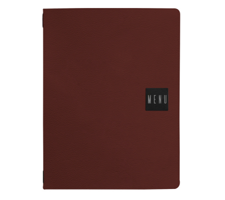 PortaMenu' Talk - 3 inserti doppi inclusi - A4 - 24,3 x 31,6 cm - bordeaux - Stilcasa - PM2-C-17-MN - 8033630051526 - DMwebShop