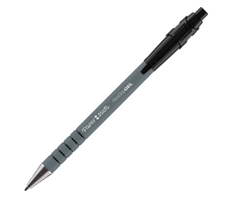 Penna a sfera Flexgrip Gel - punta 0,7 mm - nero - Papermate - 2108217 - 3026981167201 - DMwebShop