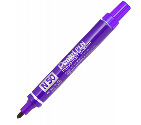 Marcatore permanente N50 - punta tonda - viola - Pentel - N50-V - 3474370750129 - DMwebShop