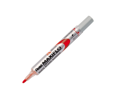 Marcatore per lavagna Maxiflo liquid ink - per lavagna - rosso - conf. 12 pezzi - Pentel - MWL5S-B - 3474377910724 - DMwebShop