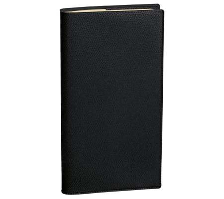 Agenda settimanale Planital 2025 - con spirale - copertina Impala - 8,8 x 17 cm - nero - Quo Vadis - 42208814MQ - DMwebShop