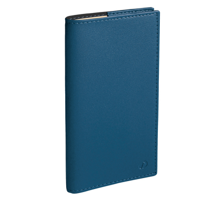 Agenda planing Planital 2025 - con spirale - 8,8 x 17 cm - copertina Soho - blu acciaio - Quo Vadis - 422307Q - DMwebShop