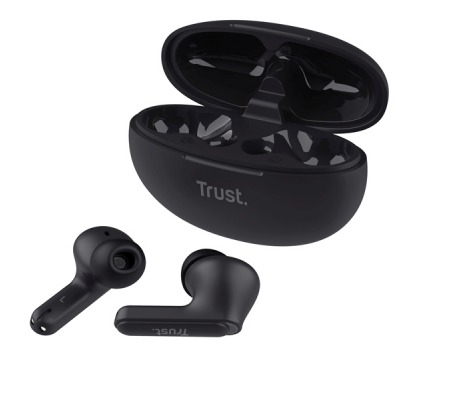 Cuffie bluetooth wireless YAVI - nero - Trust - 25296 - 8713439252965 - DMwebShop