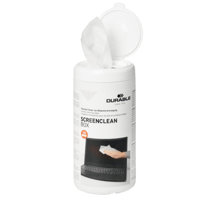 Salvietta pulisci schermo Screenclean - conf. 100 pezzi - Durable - 5736-02 - 4005546570990 - DMwebShop